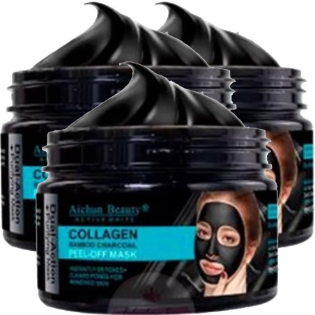 3 X Aichun Beauty Collagen Bamboo Charcoal 150 ml