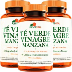 Fuente Vital Te Verde + Vinagre de Manzana 320 mg - Tienda Naturista El Naranjal