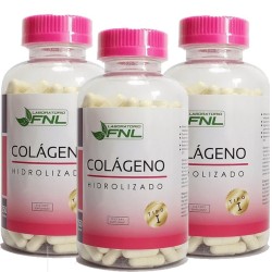 3 x FNL Big Size Colageno Hidrolizado 350 mg