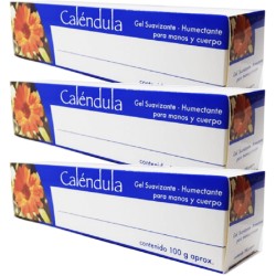 3 x Green Medical Calendula Gel 100 gr